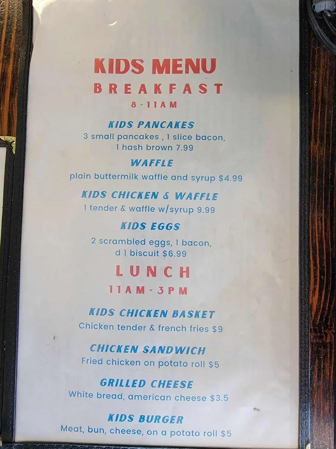 Menu 5