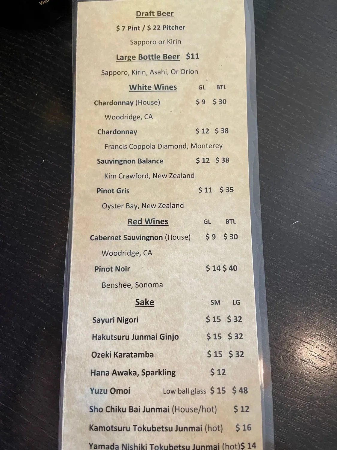 Menu 3