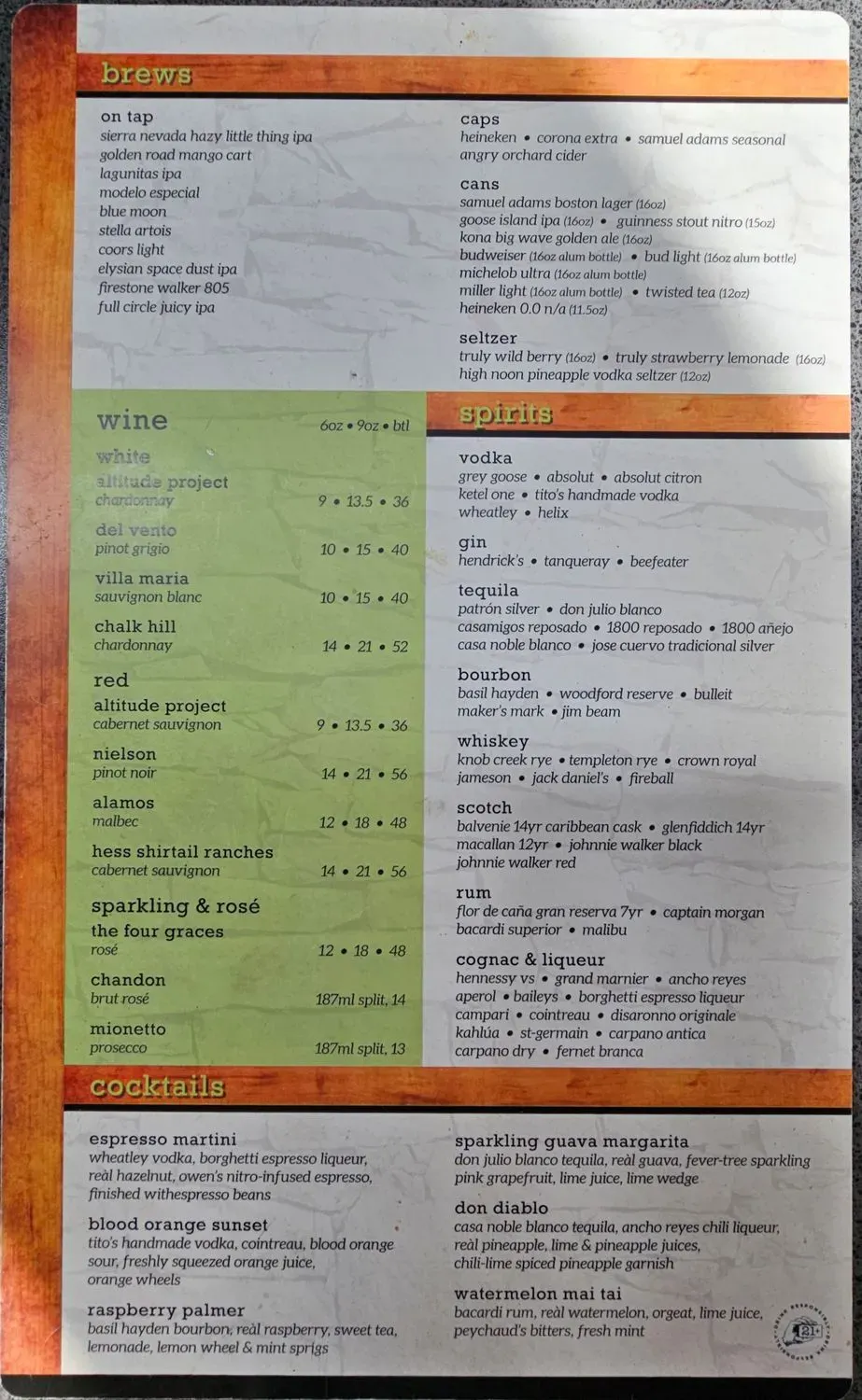 Menu 3