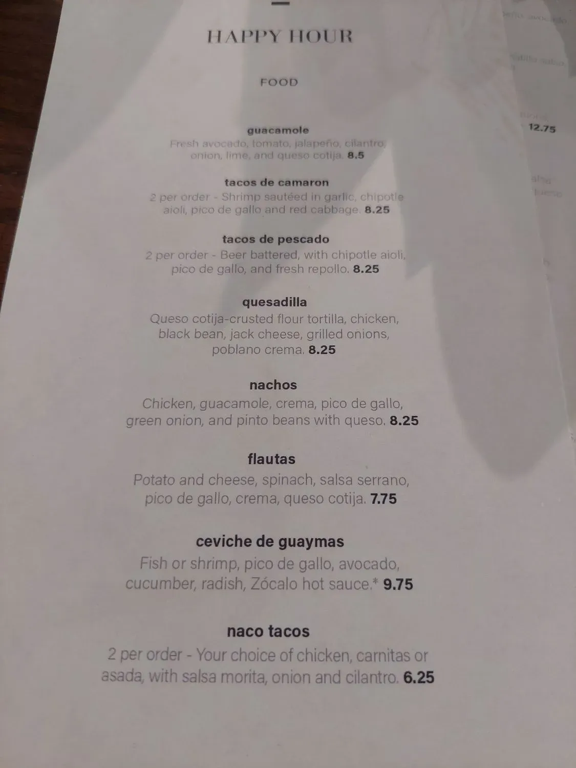 Menu 4