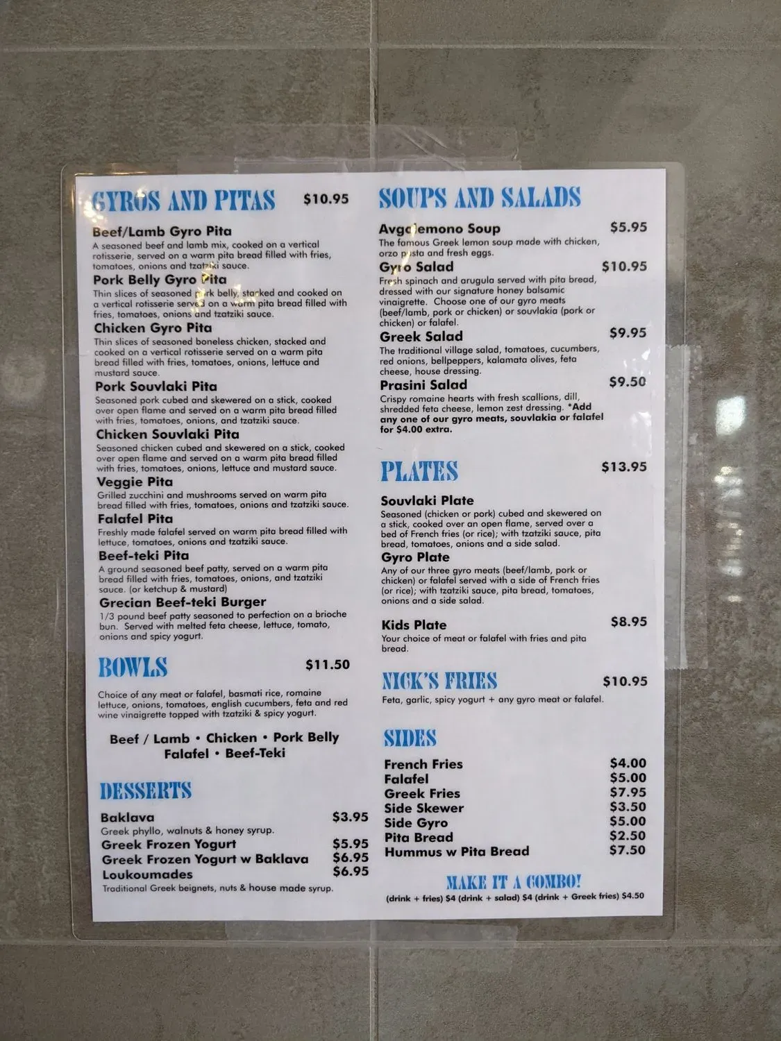 Menu 3