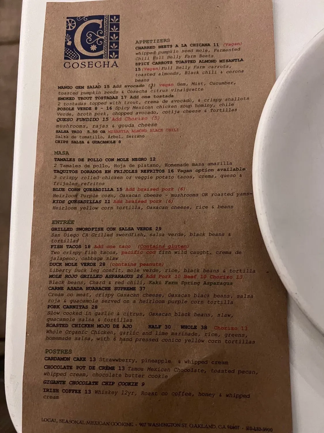 Menu 5