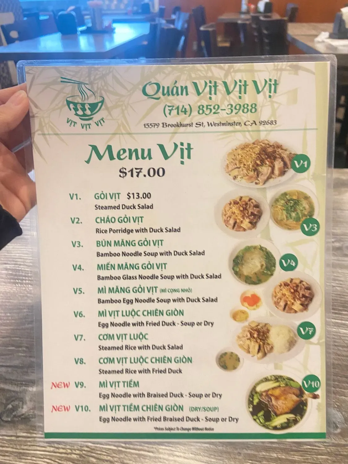 Menu 5