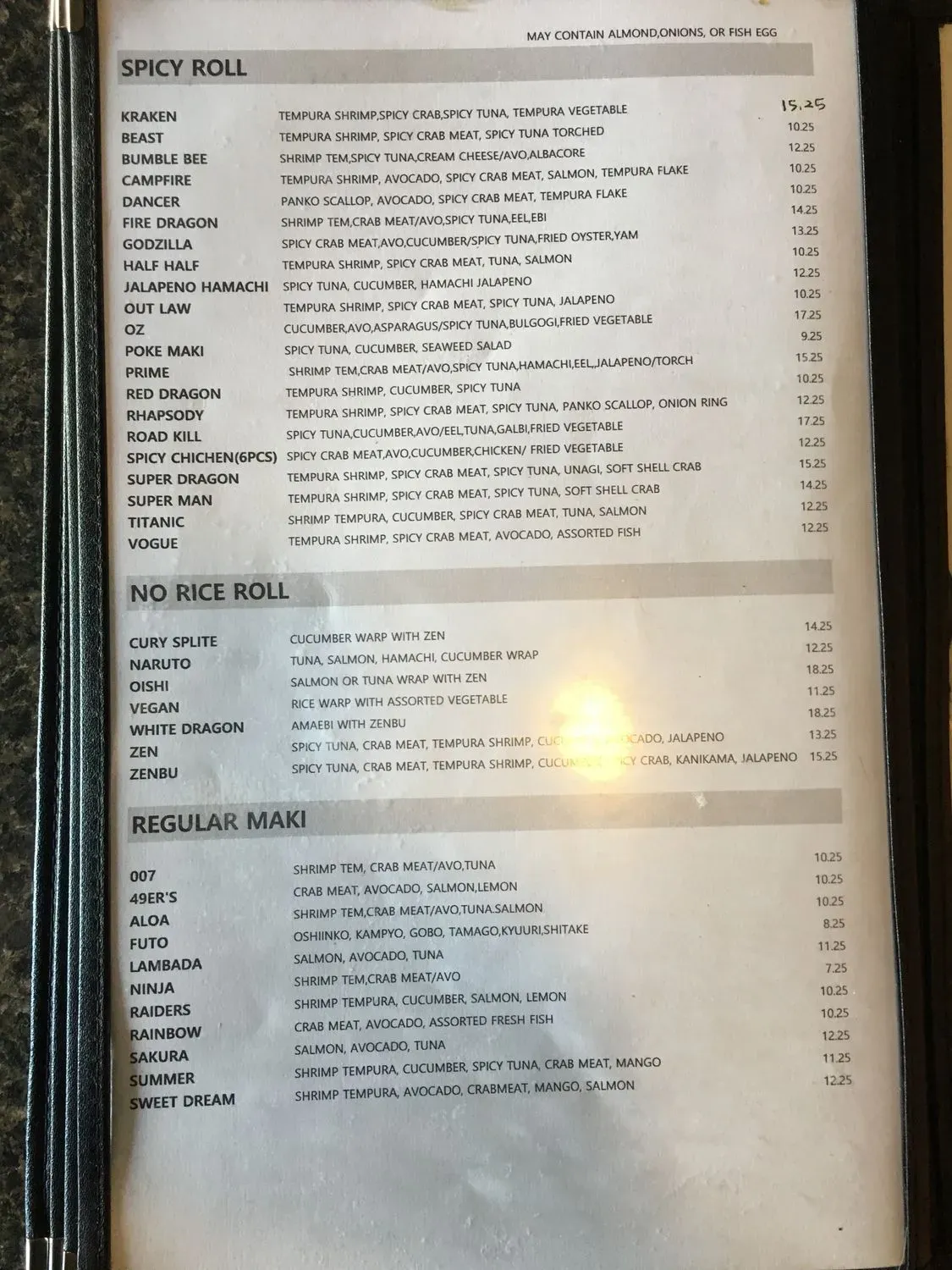 Menu 2