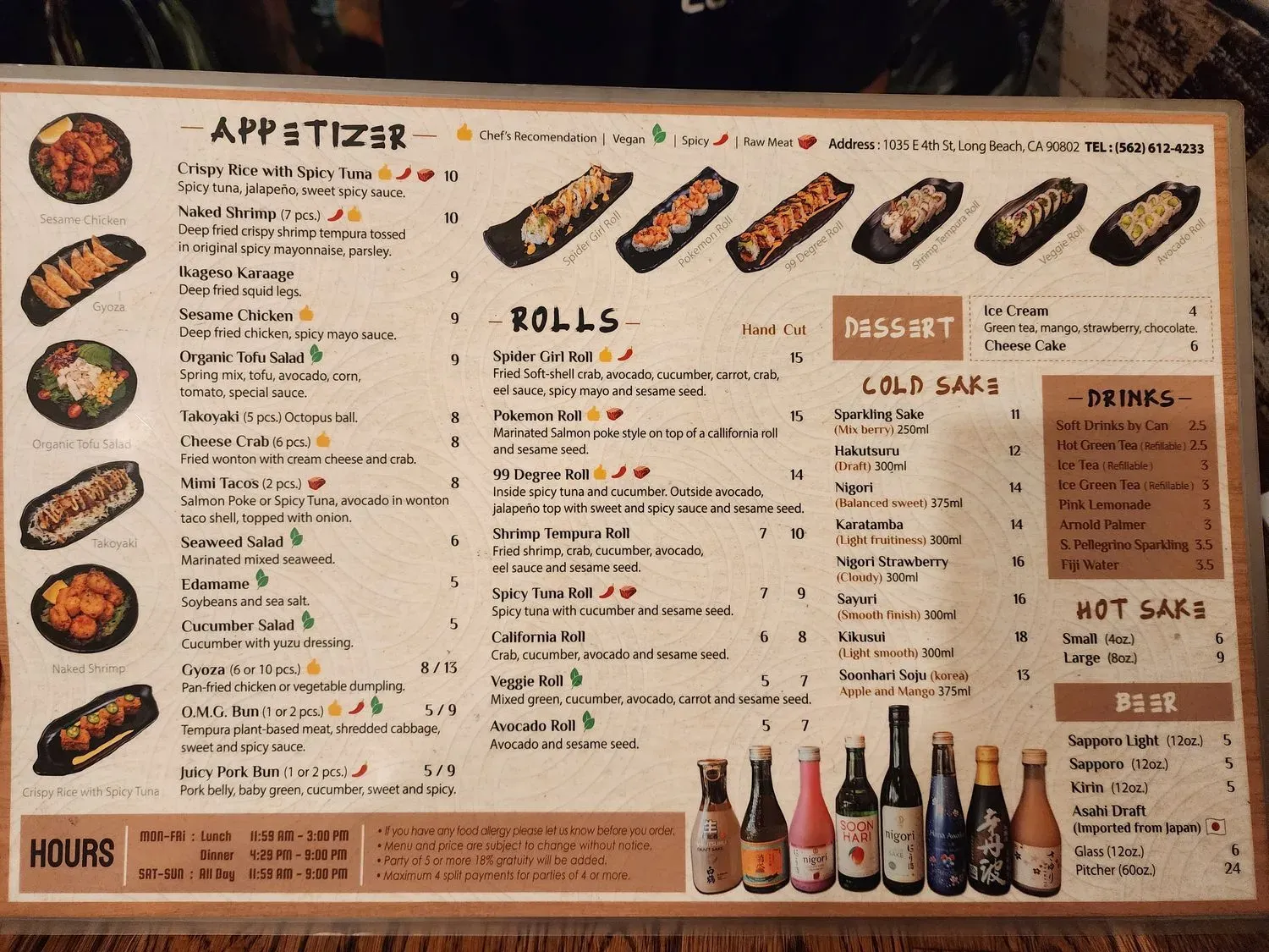 Menu 5