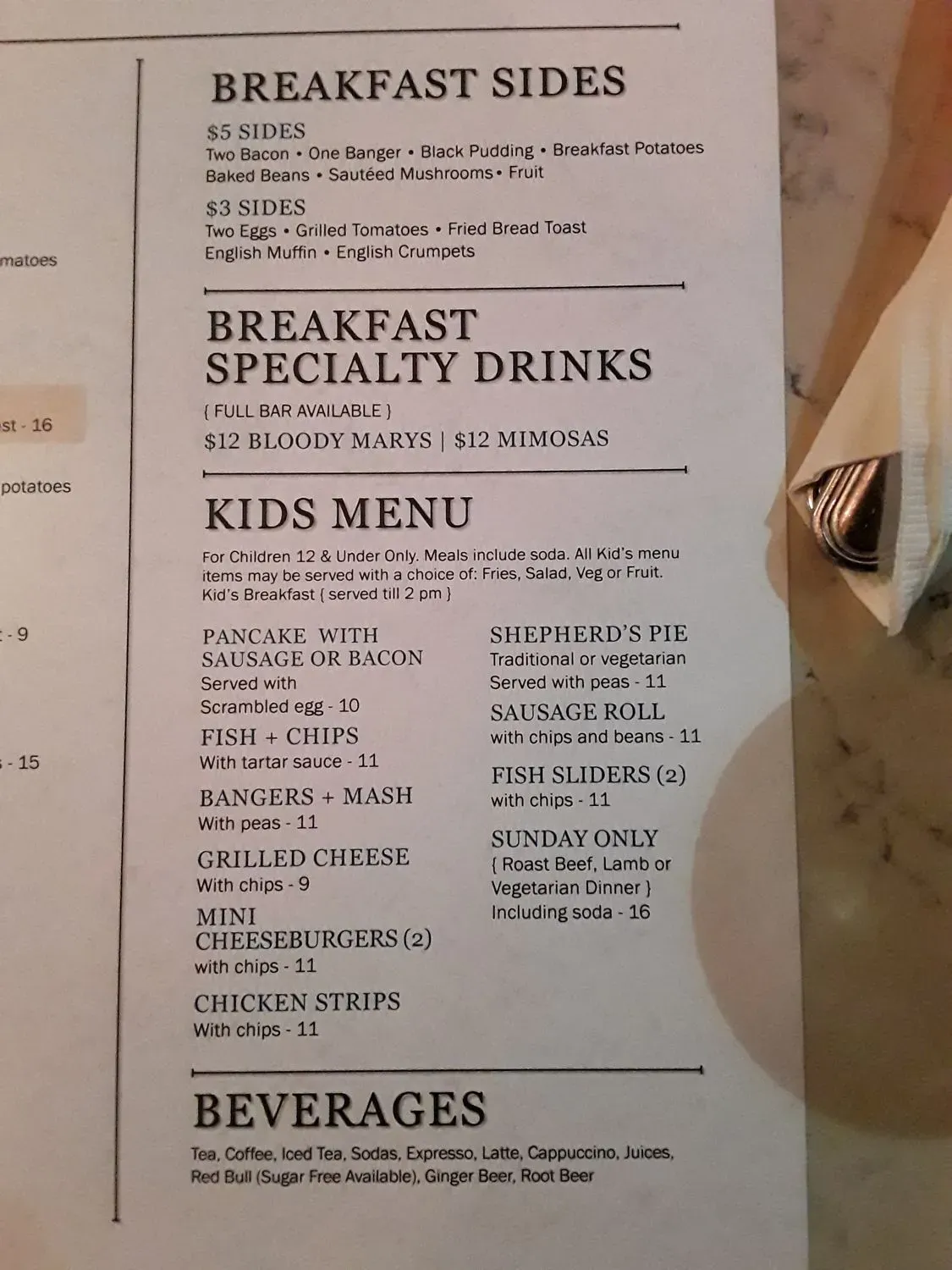 Menu 6