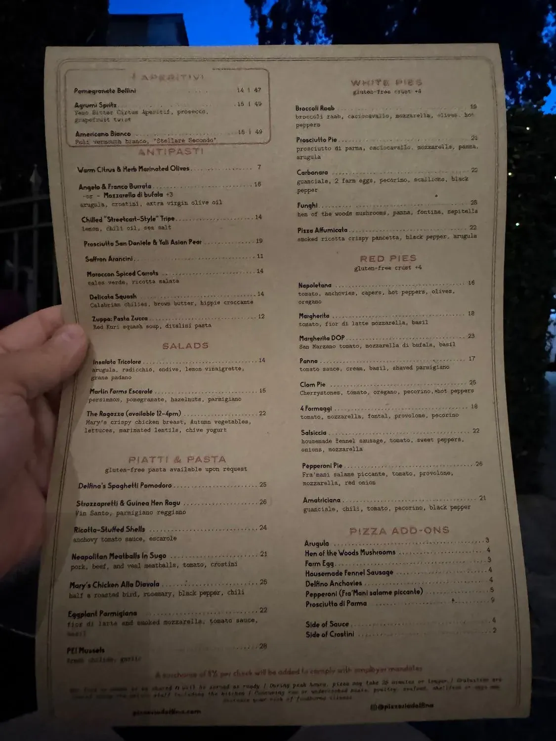 Menu 5