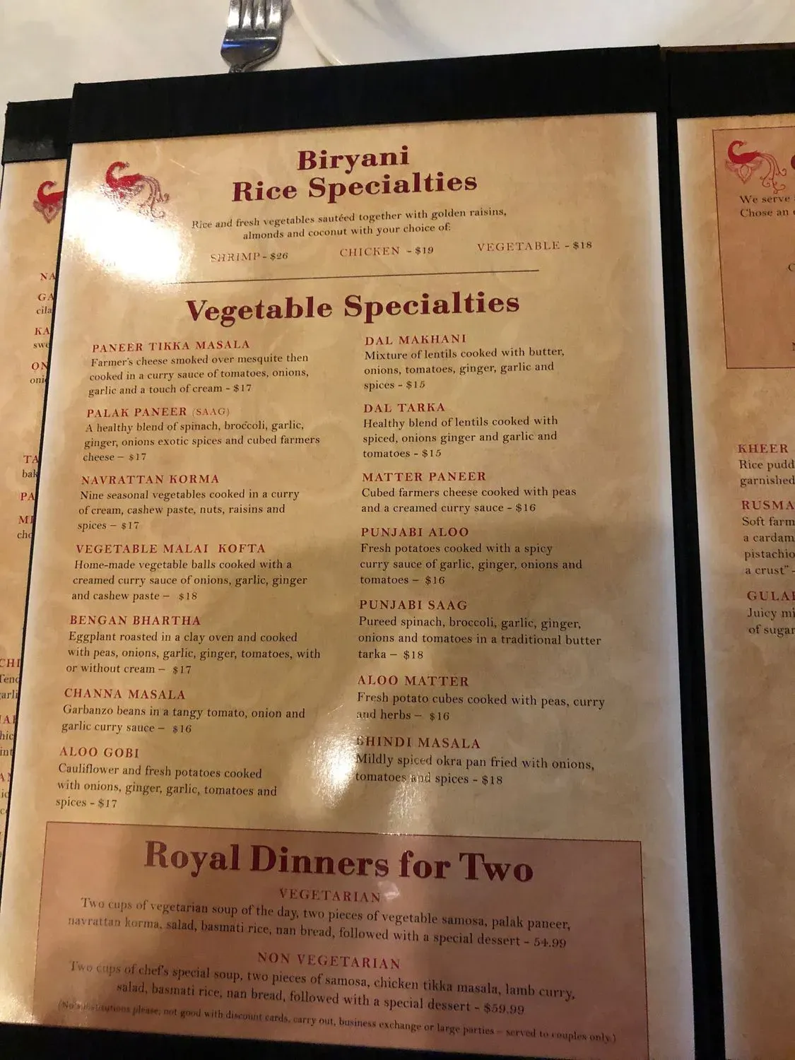 Menu 5