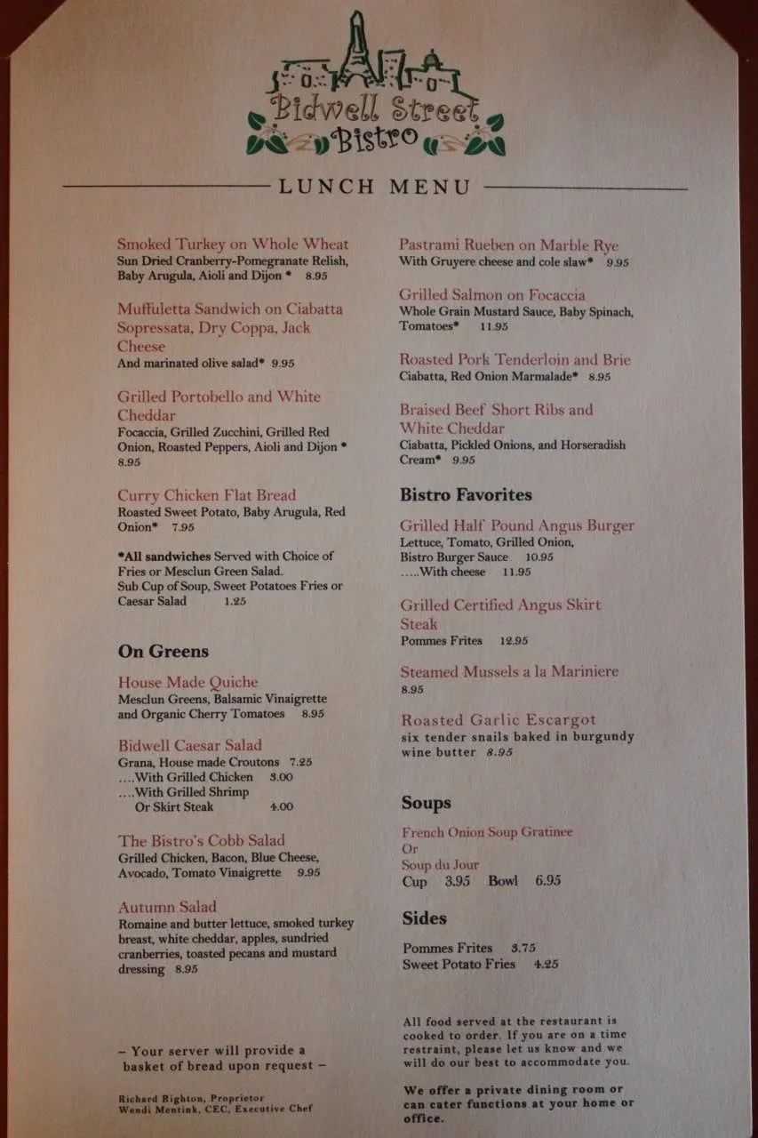 Menu 2