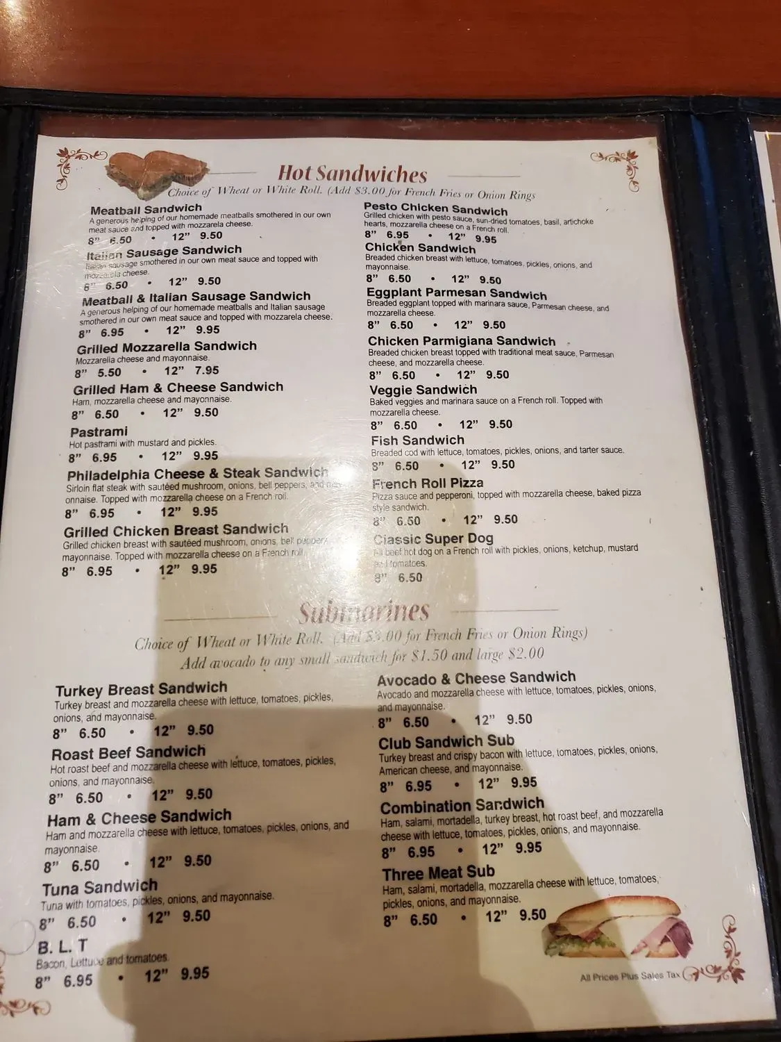 Menu 3