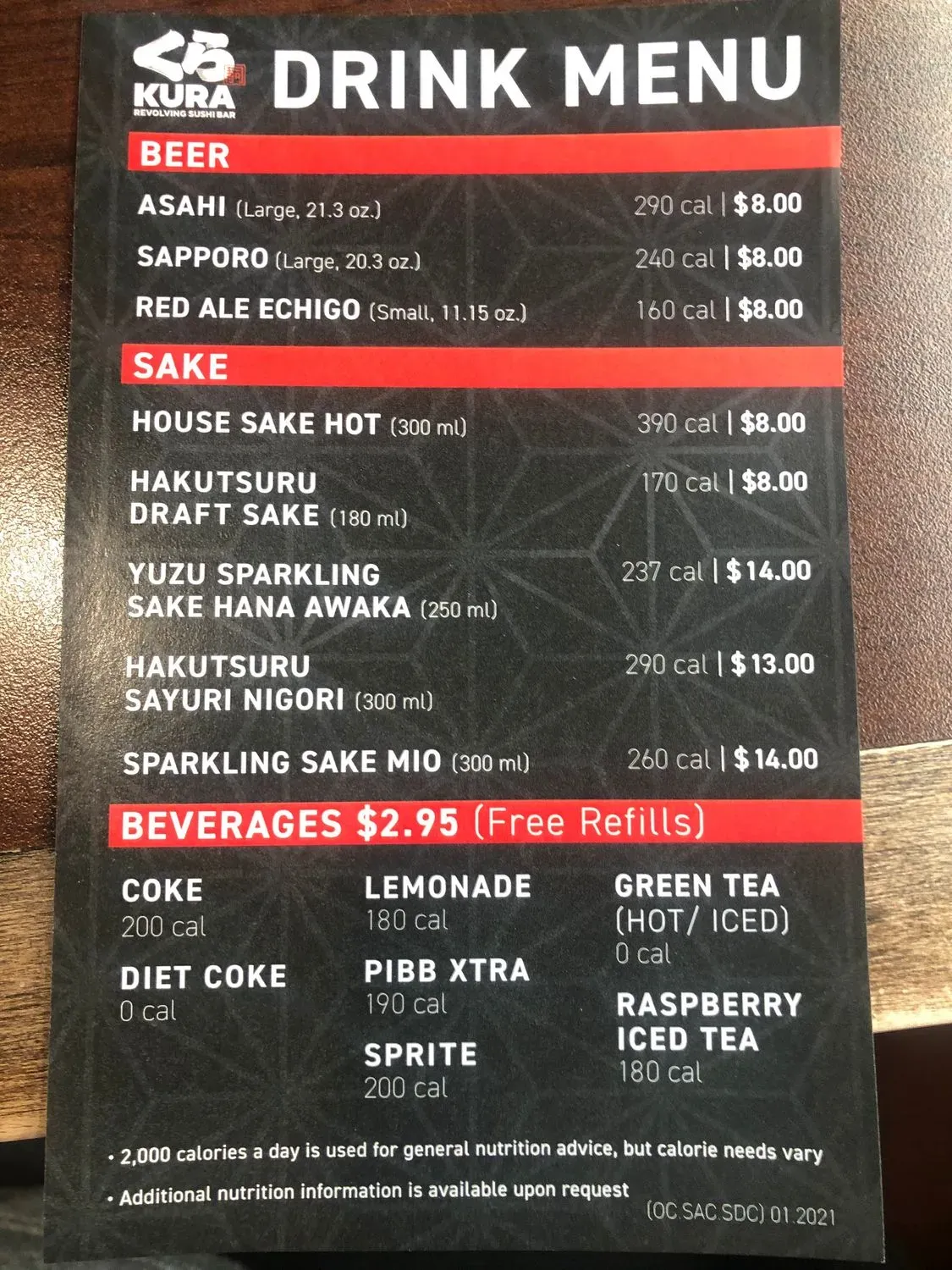 Menu 5