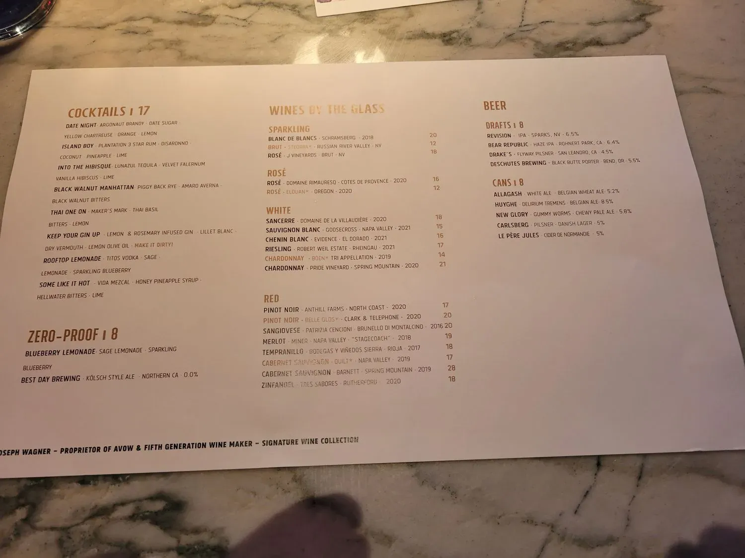 Menu 5