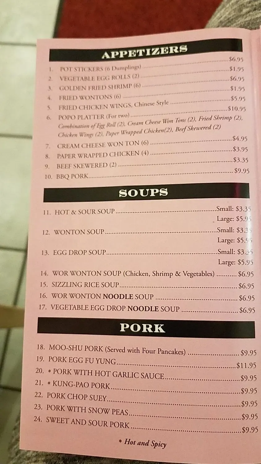 Menu 4