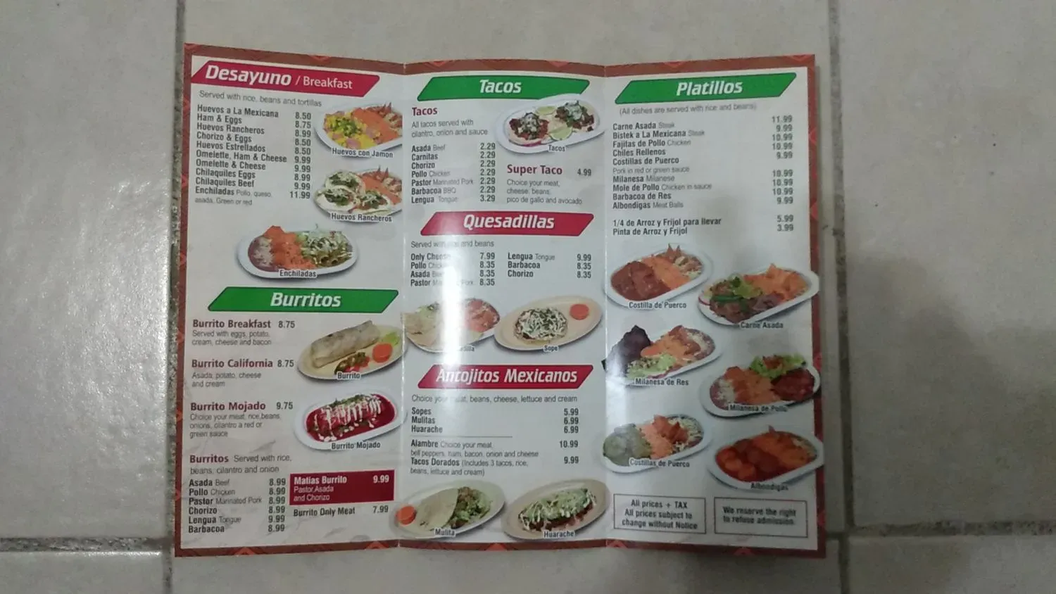 Menu 4