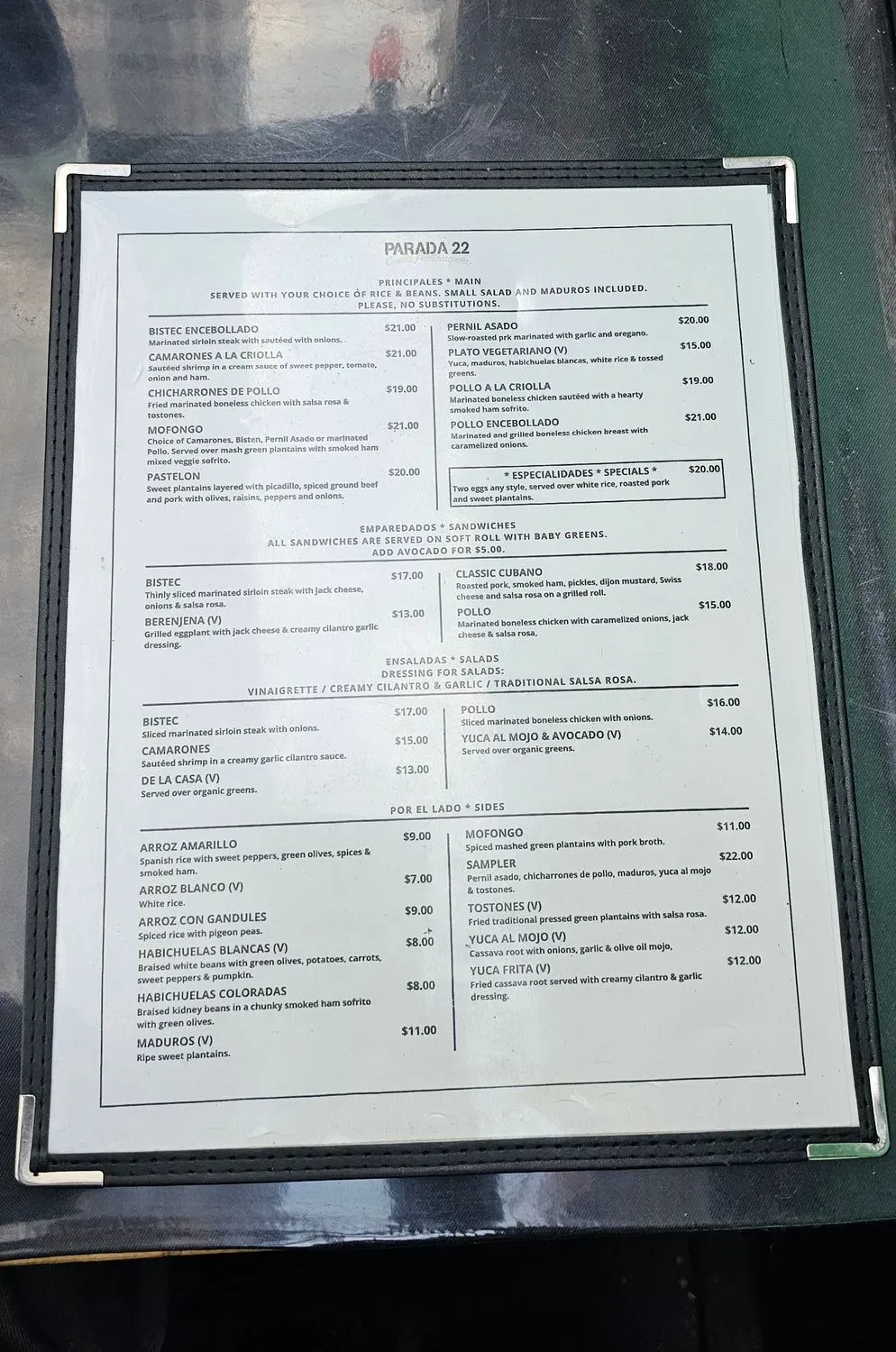 Menu 4