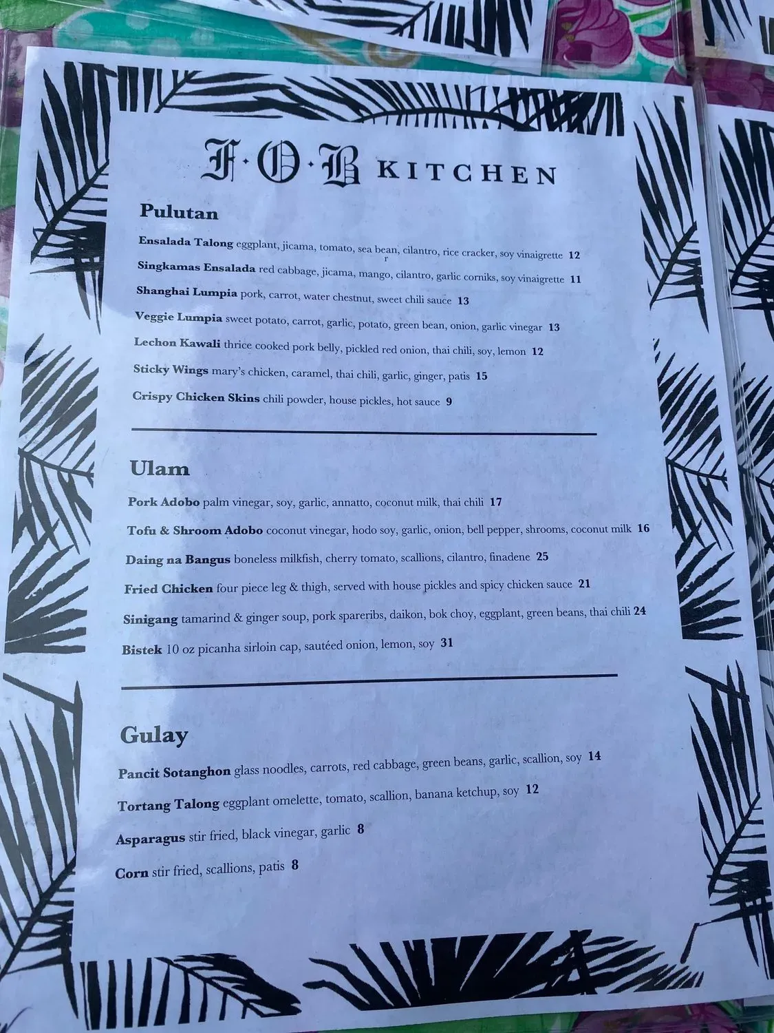 Menu 4