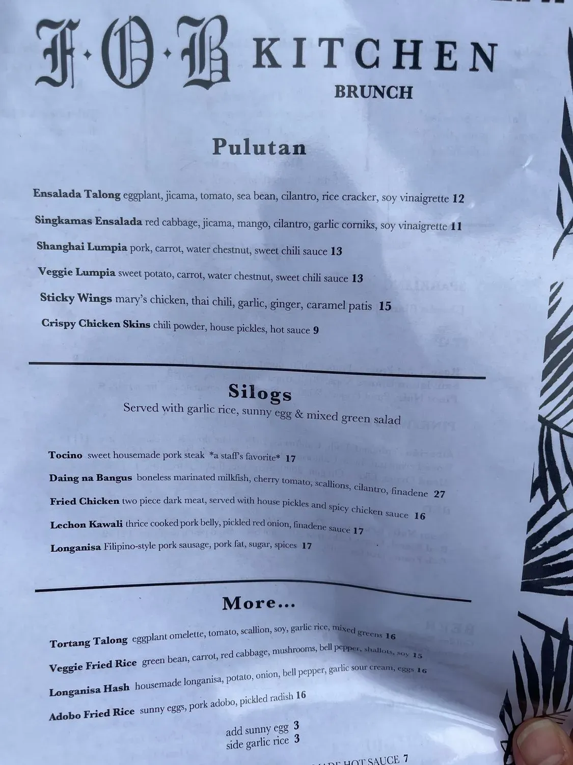 Menu 6