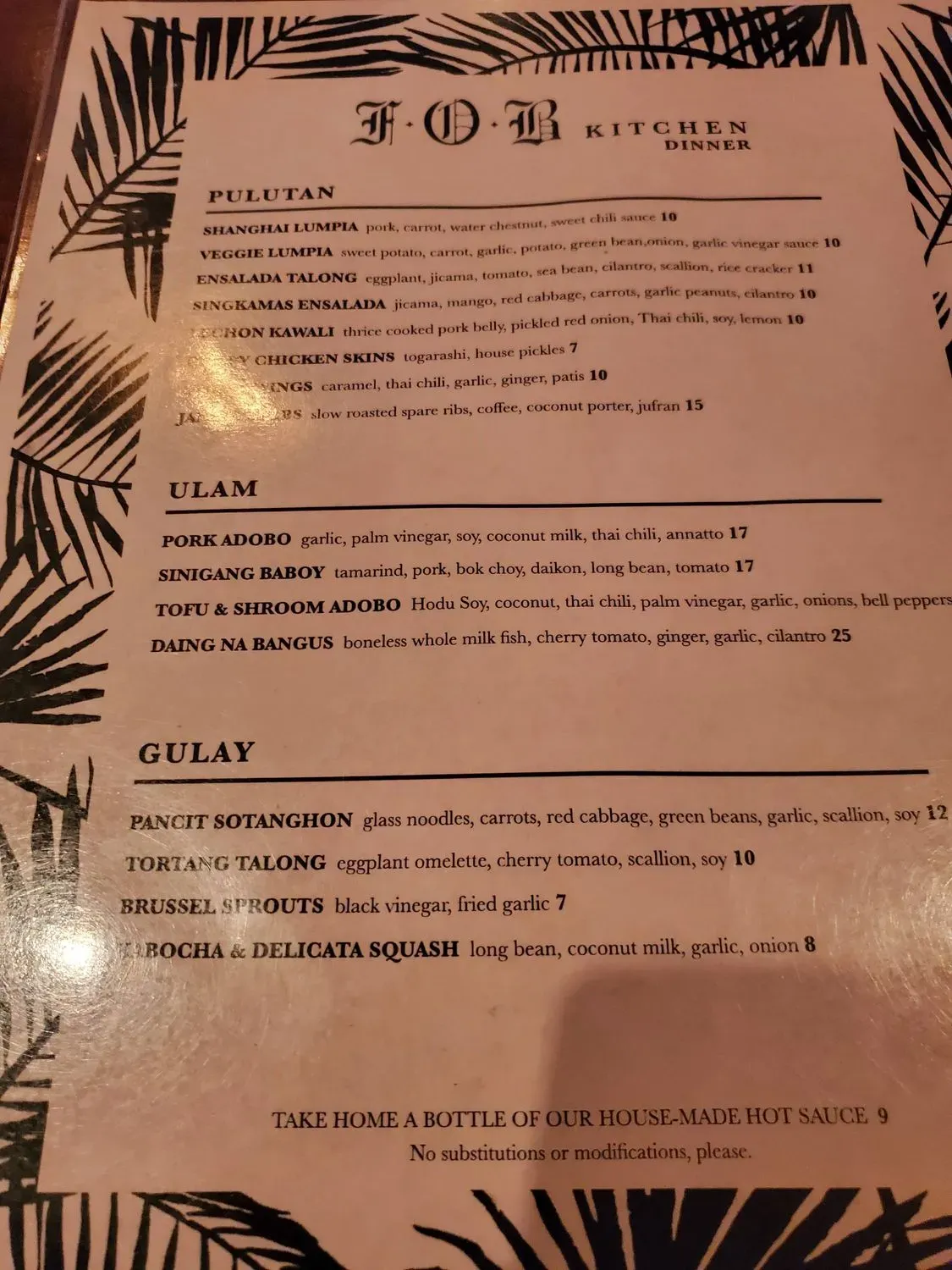 Menu 5