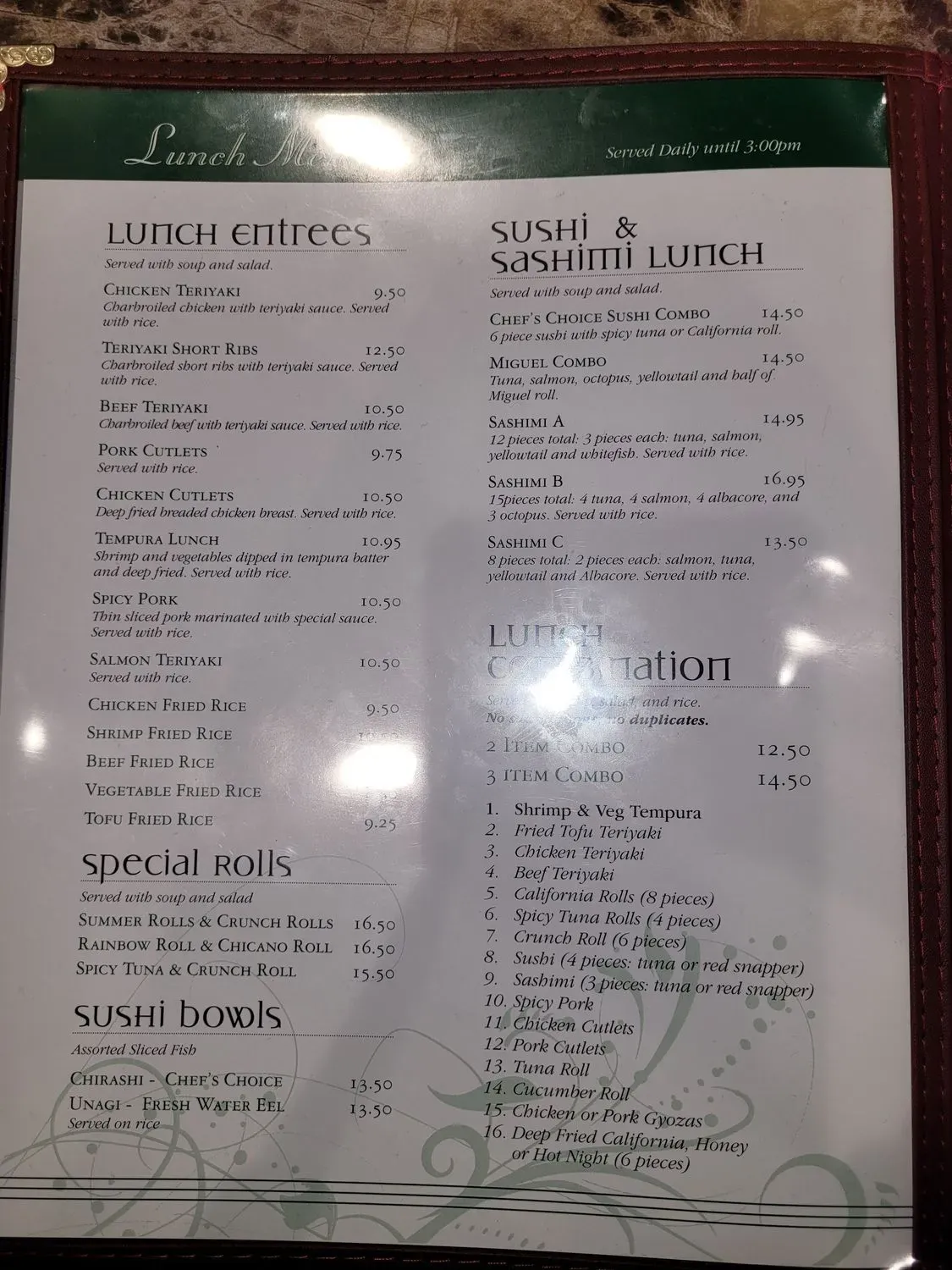 Menu 3