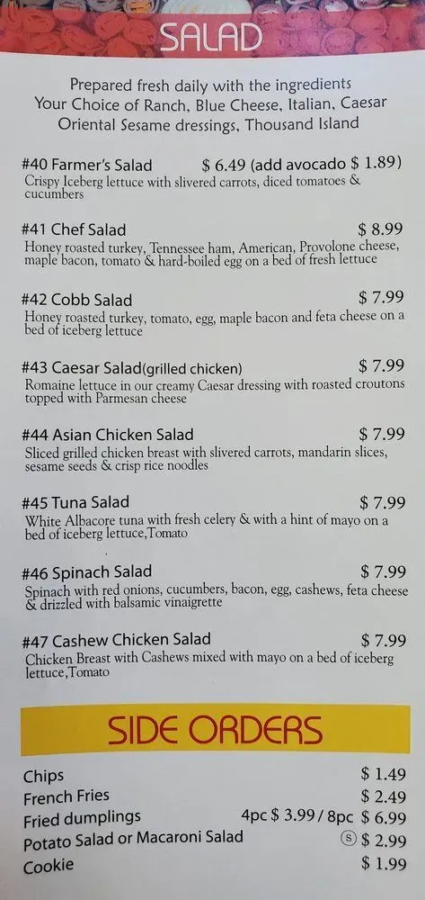 Menu 5