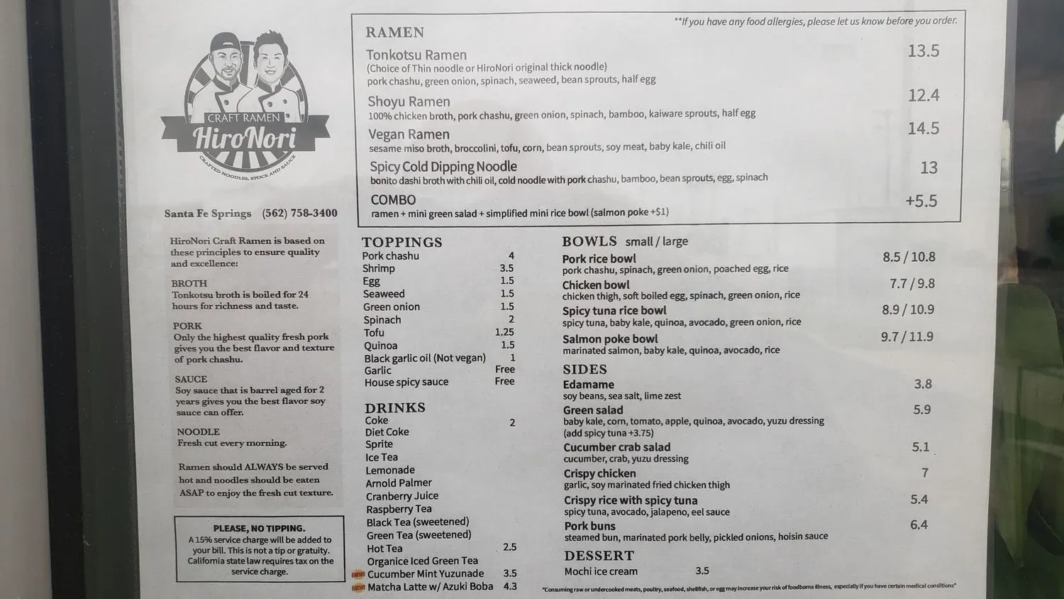 Menu 6