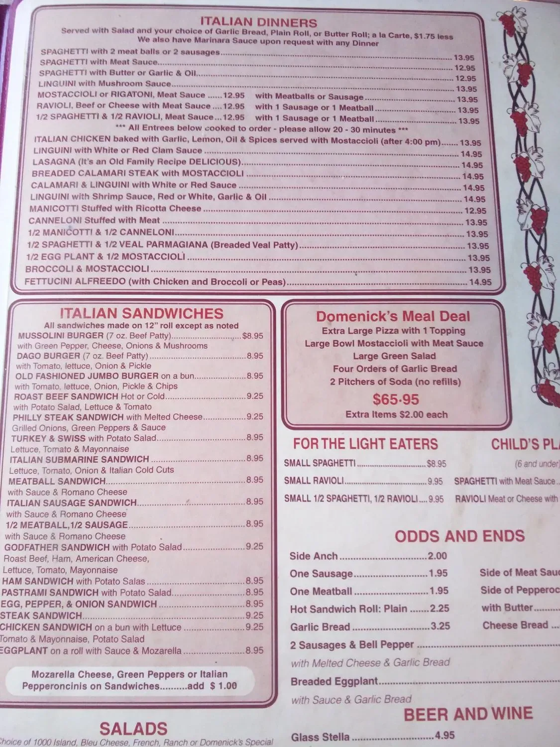 Menu 4