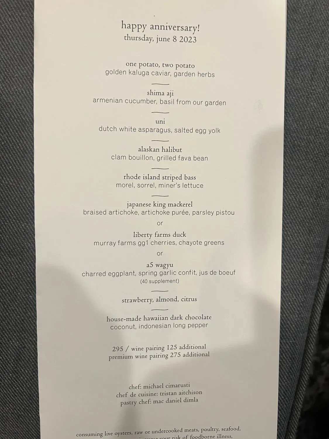 Menu 5