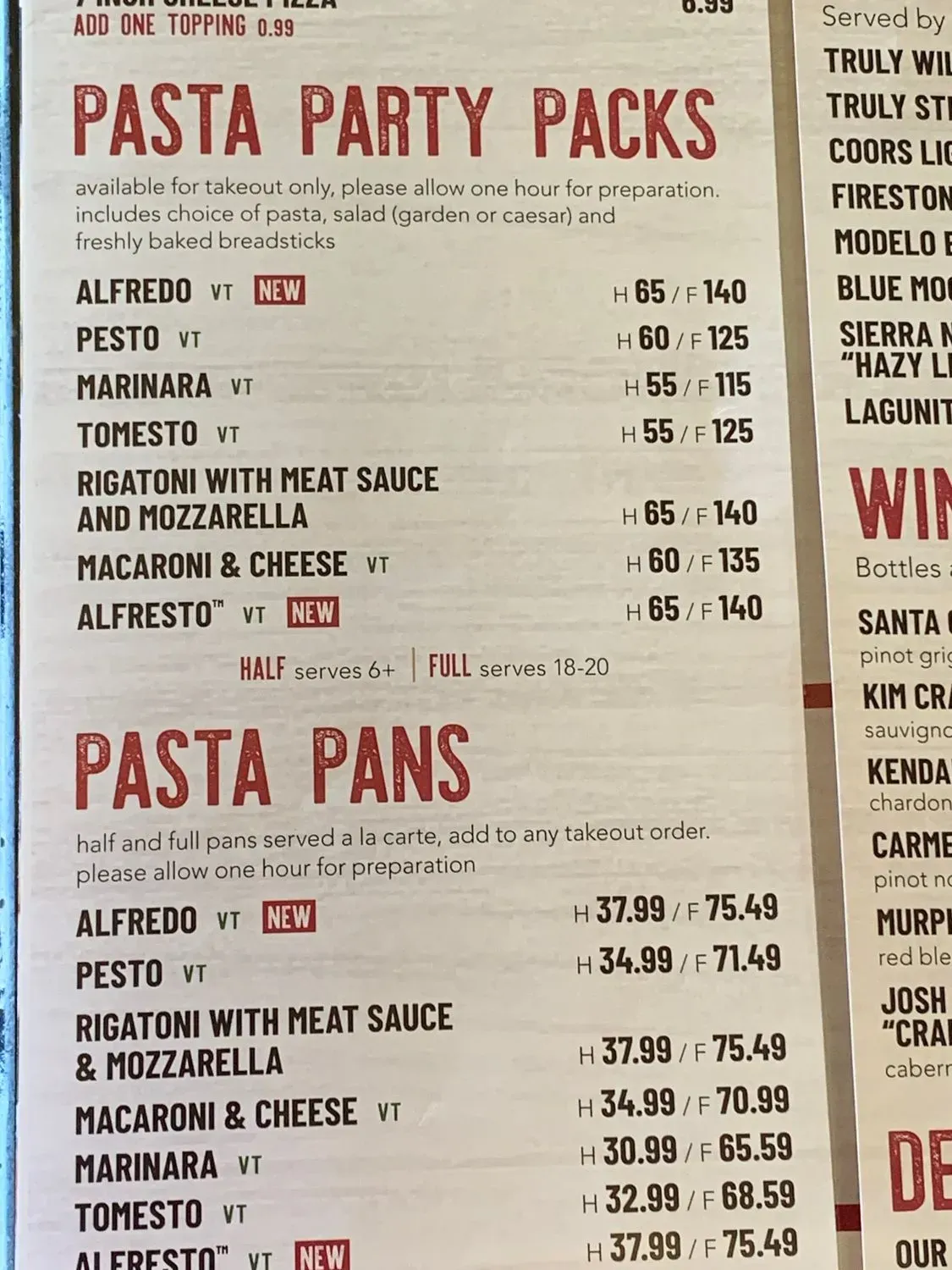 Menu 4