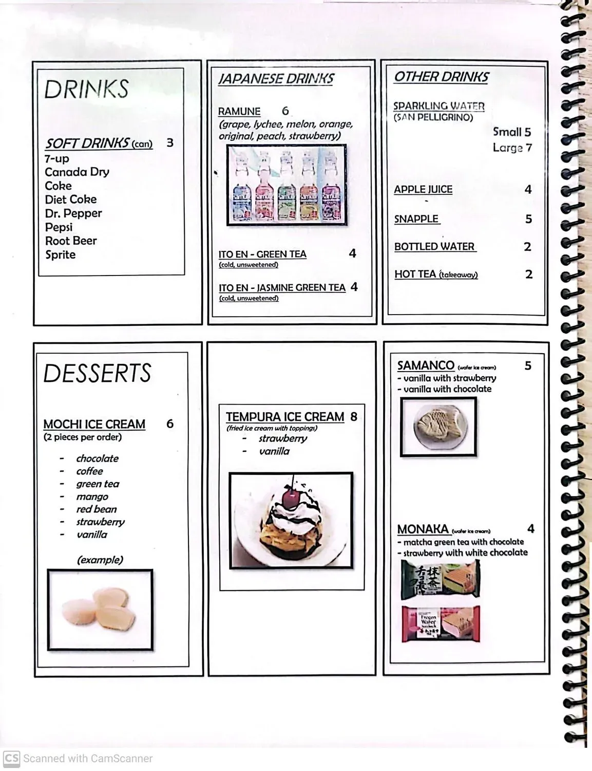 Menu 2