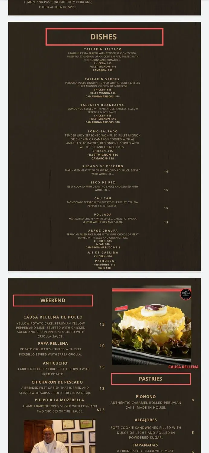 Menu 6