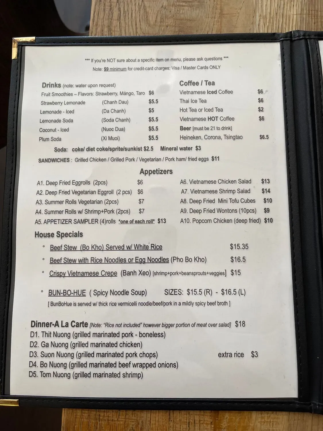 Menu 6