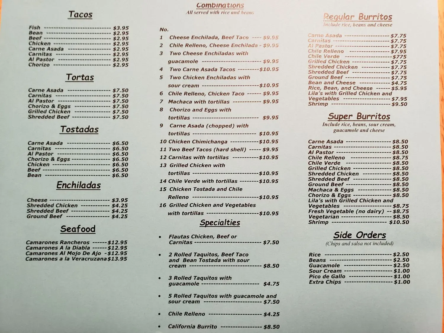 Menu 2