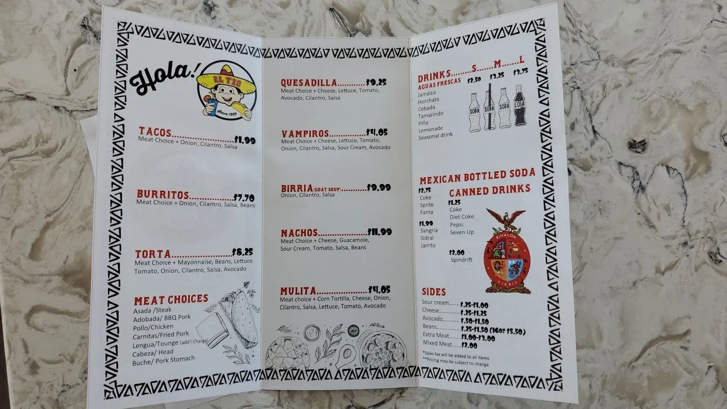 Menu 6