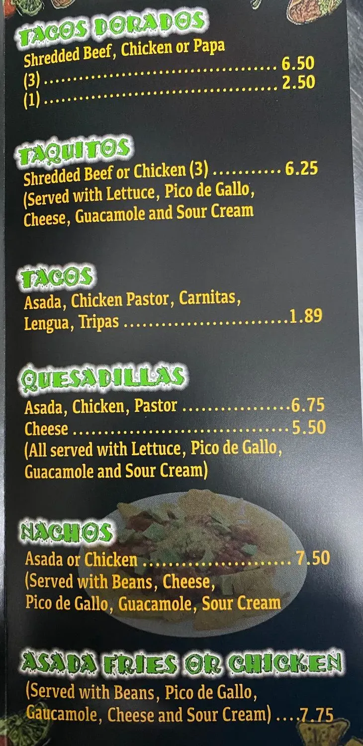 Menu 5