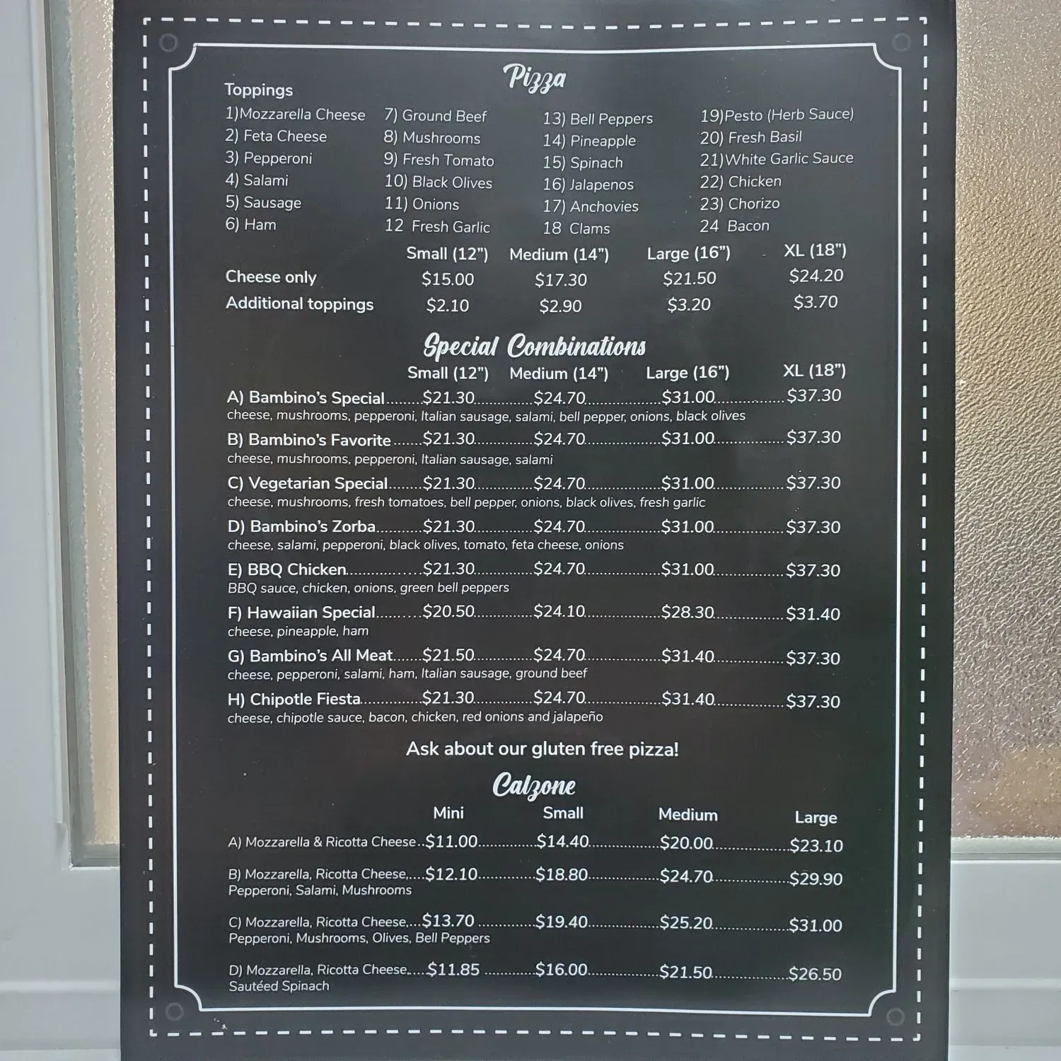 Menu 3