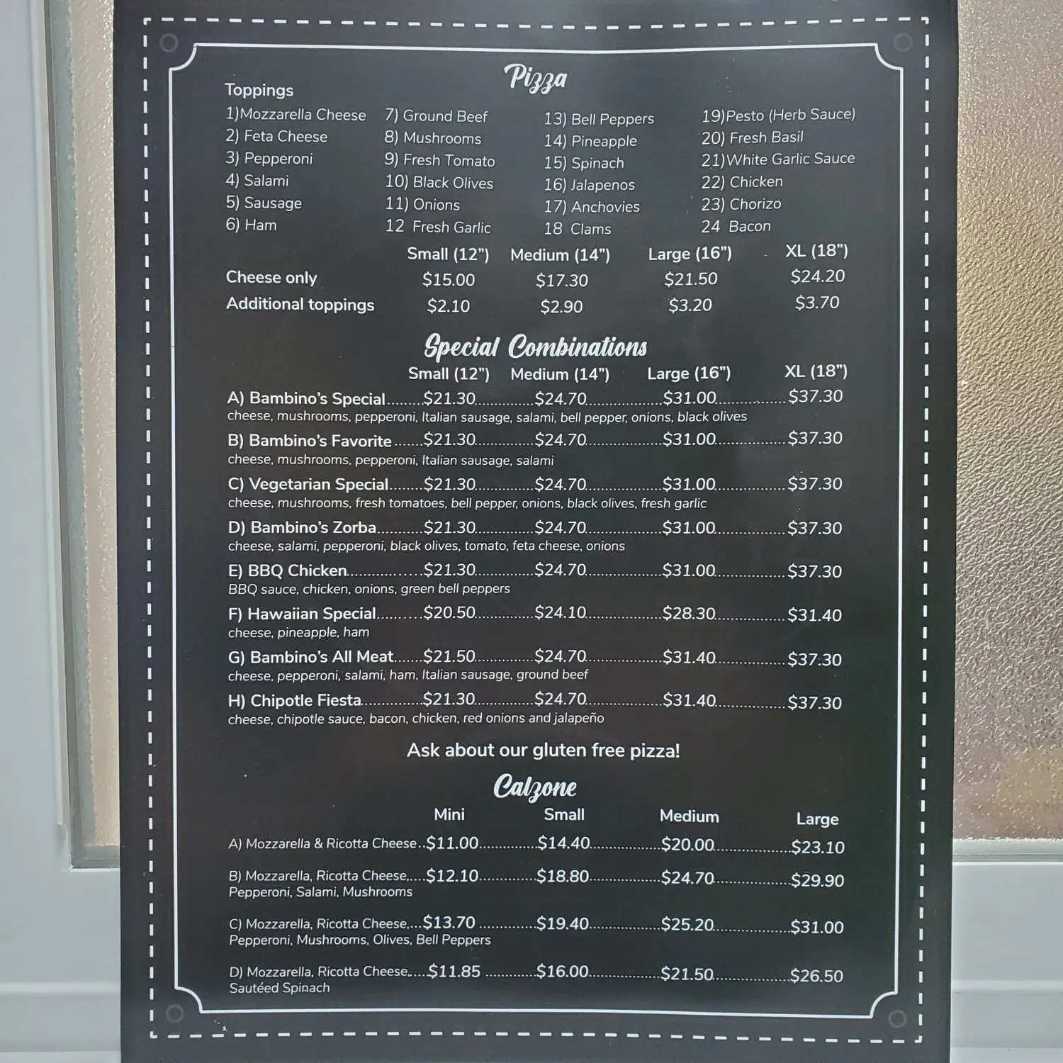 Menu 3