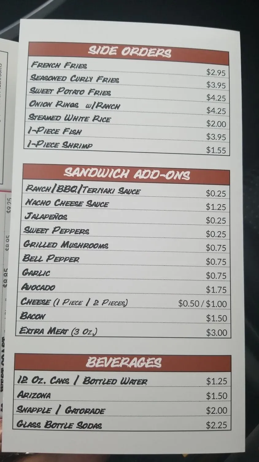 Menu 4