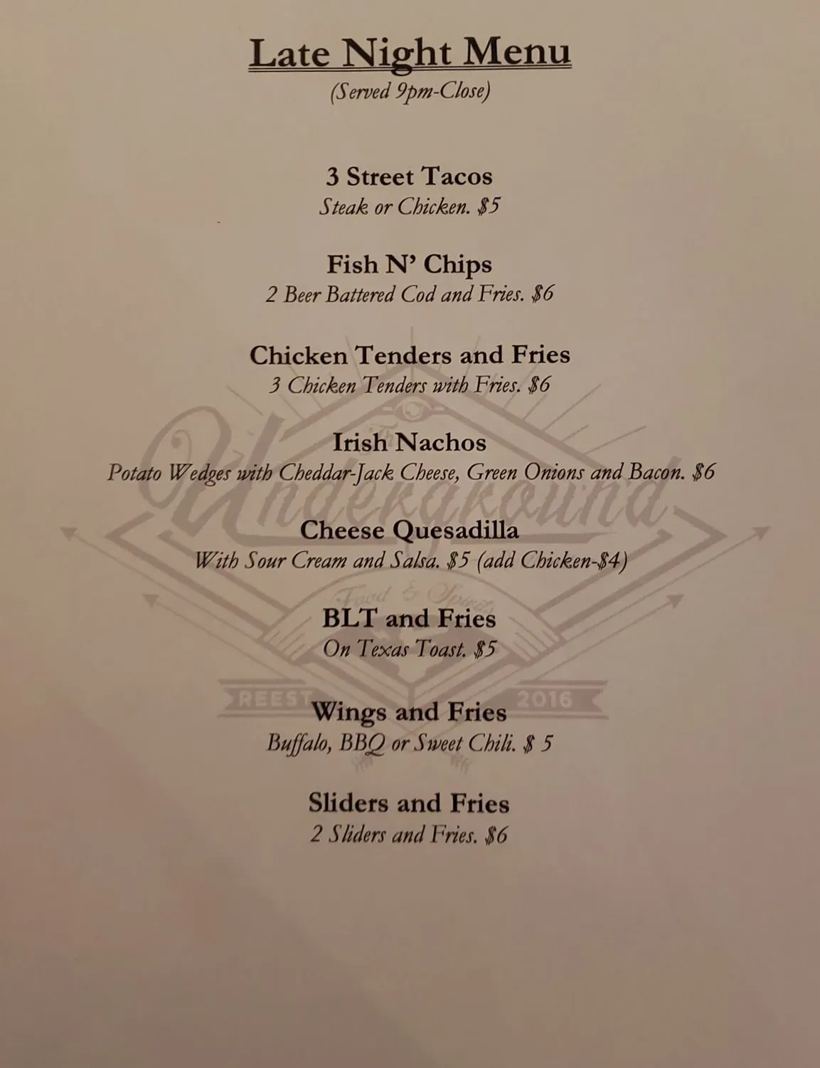 Menu 3