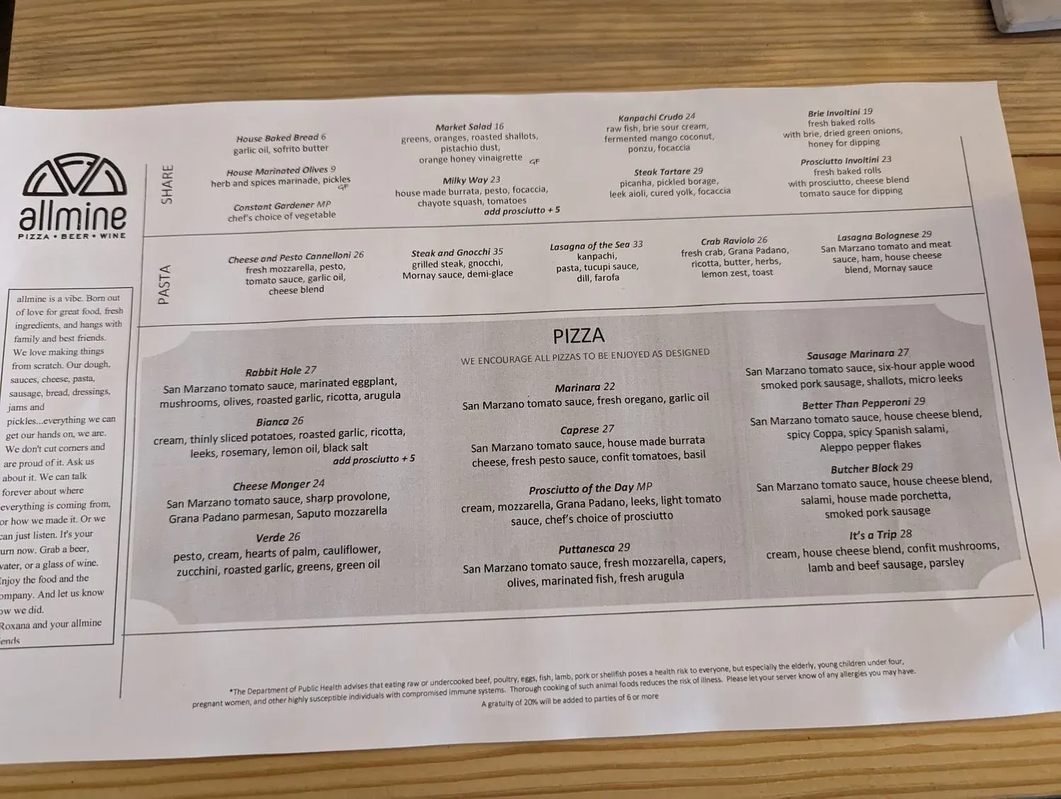 Menu 2