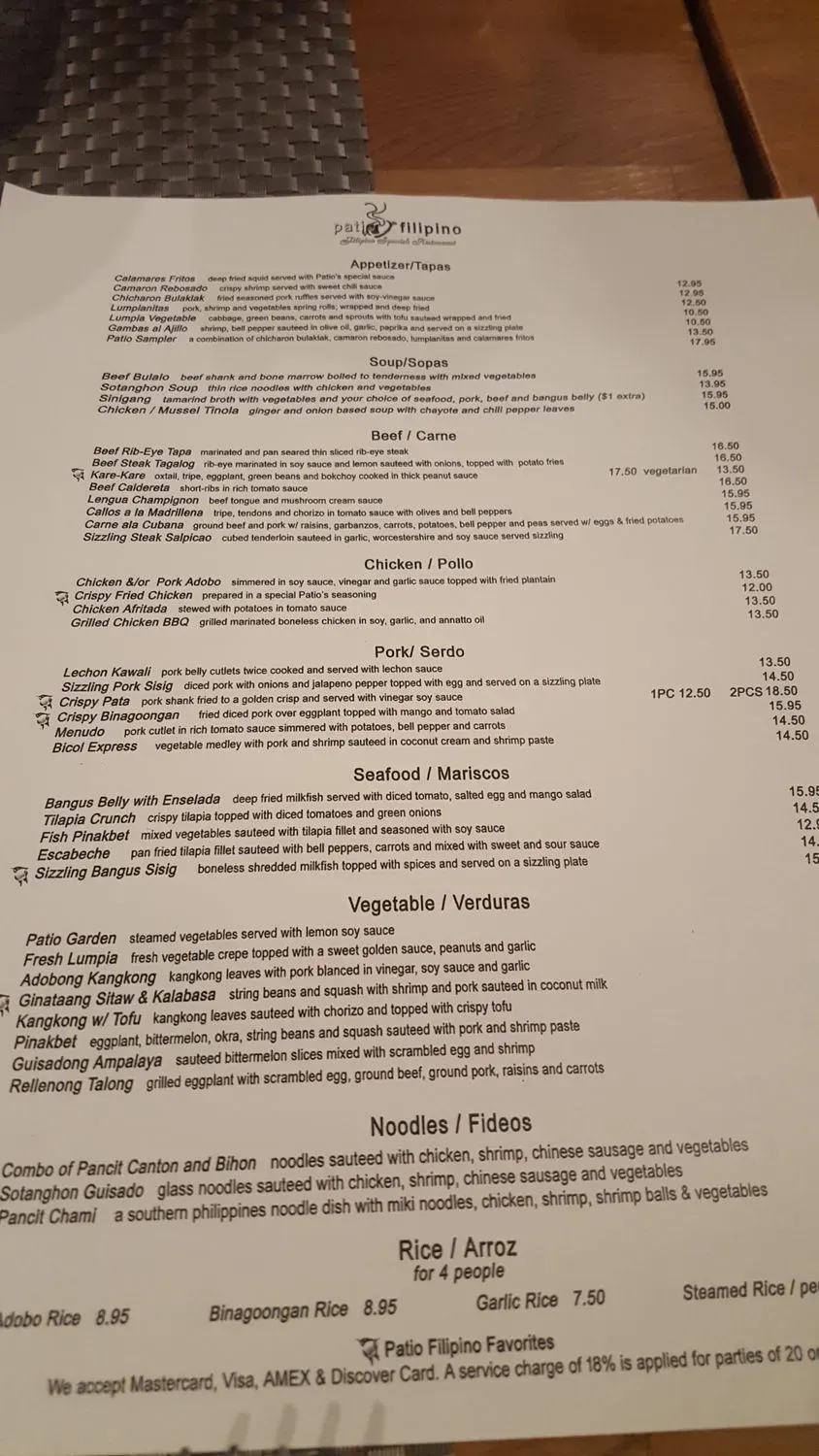 Menu 6