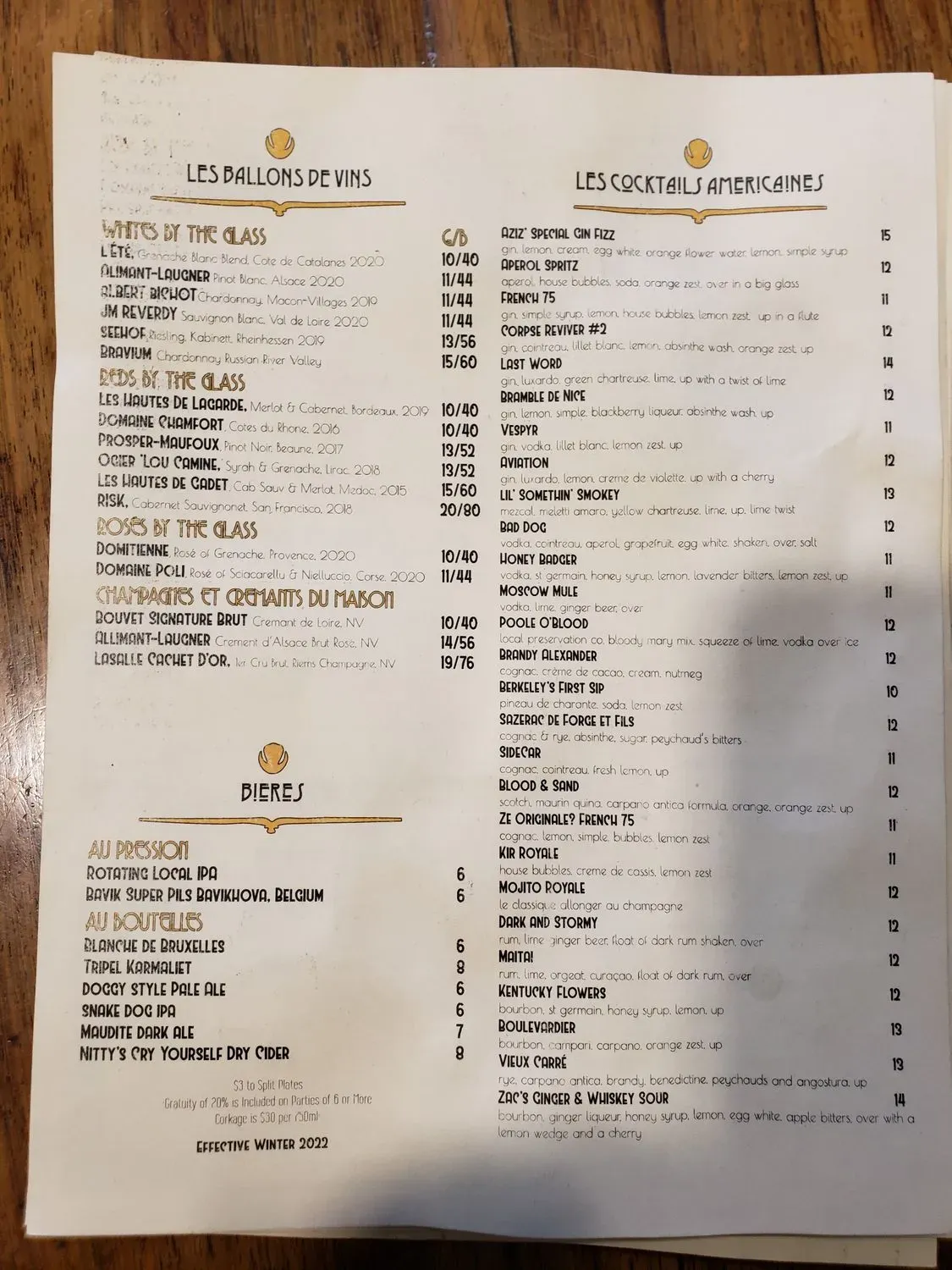 Menu 2