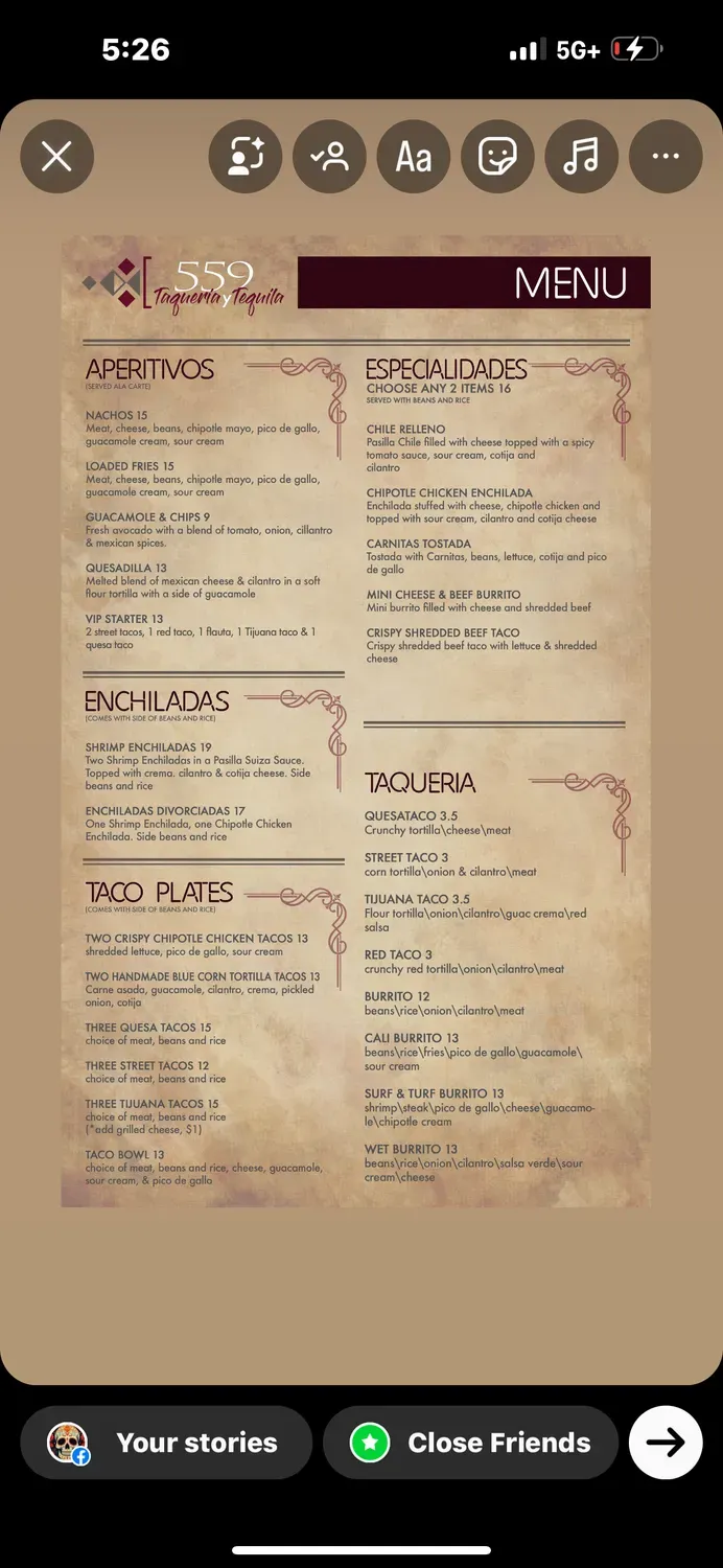 Menu 2