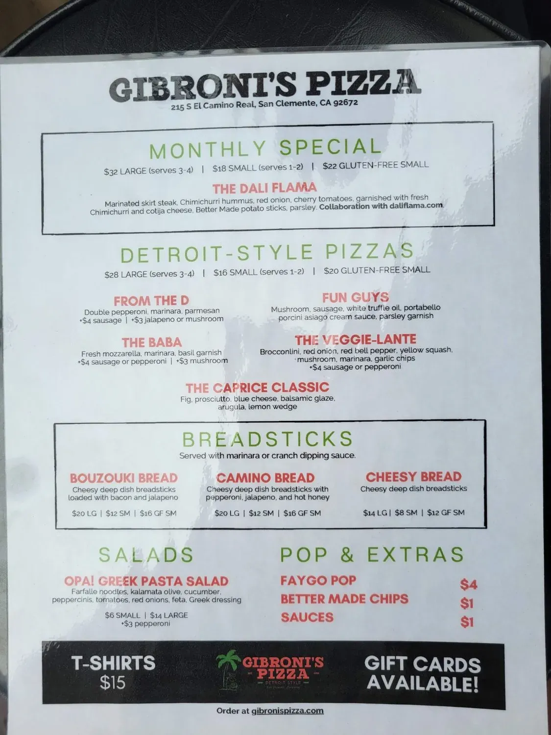 Menu 3