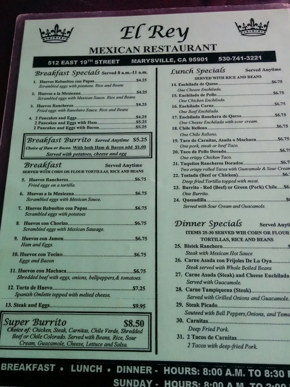 Menu 3