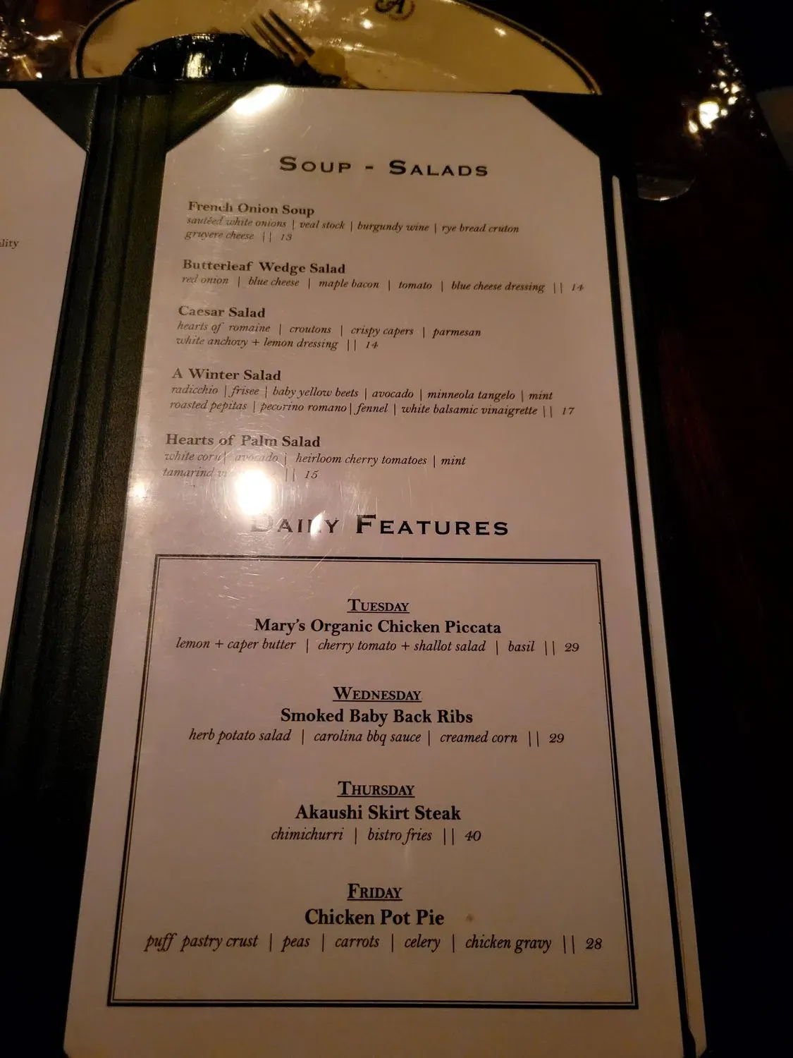 Menu 4