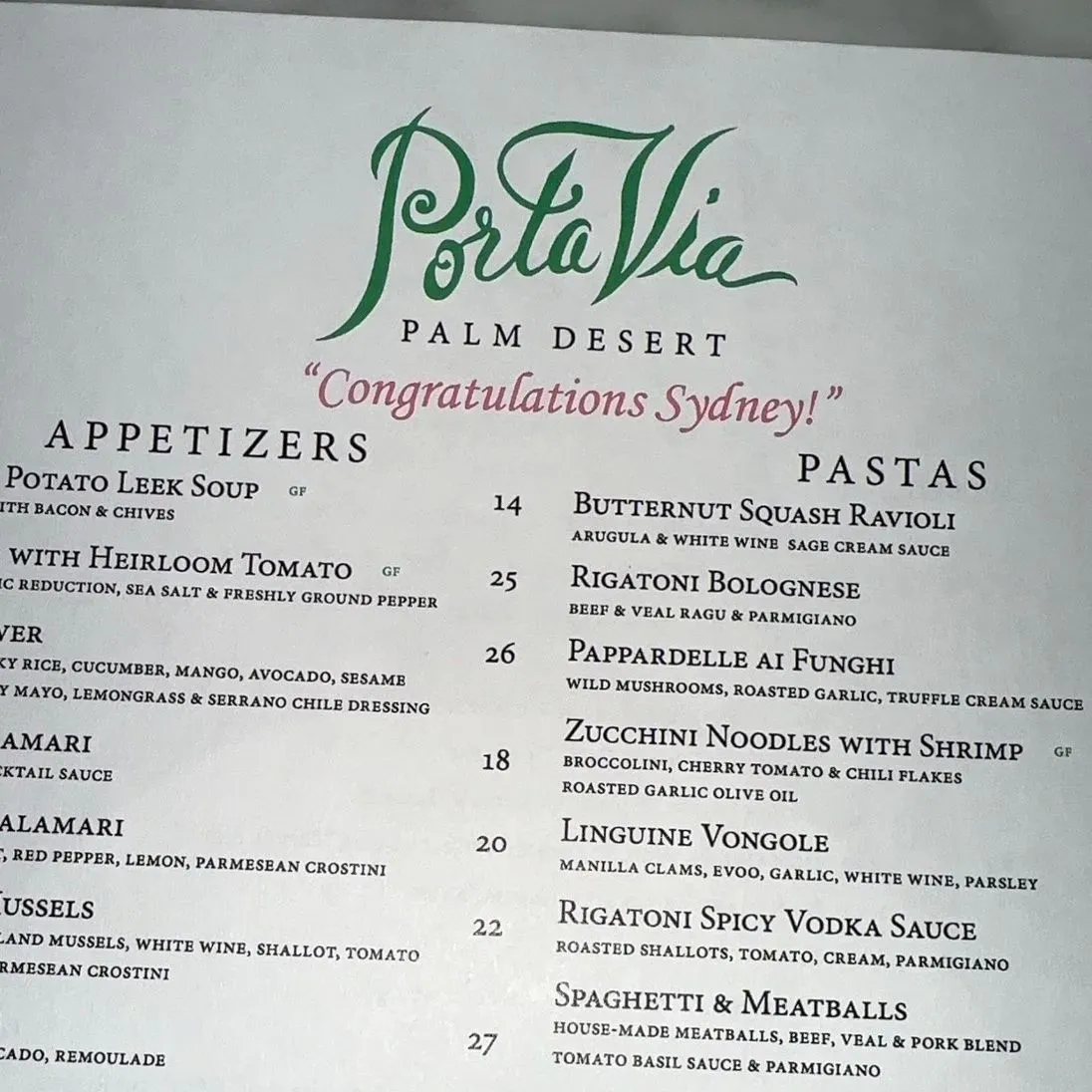 Menu 2