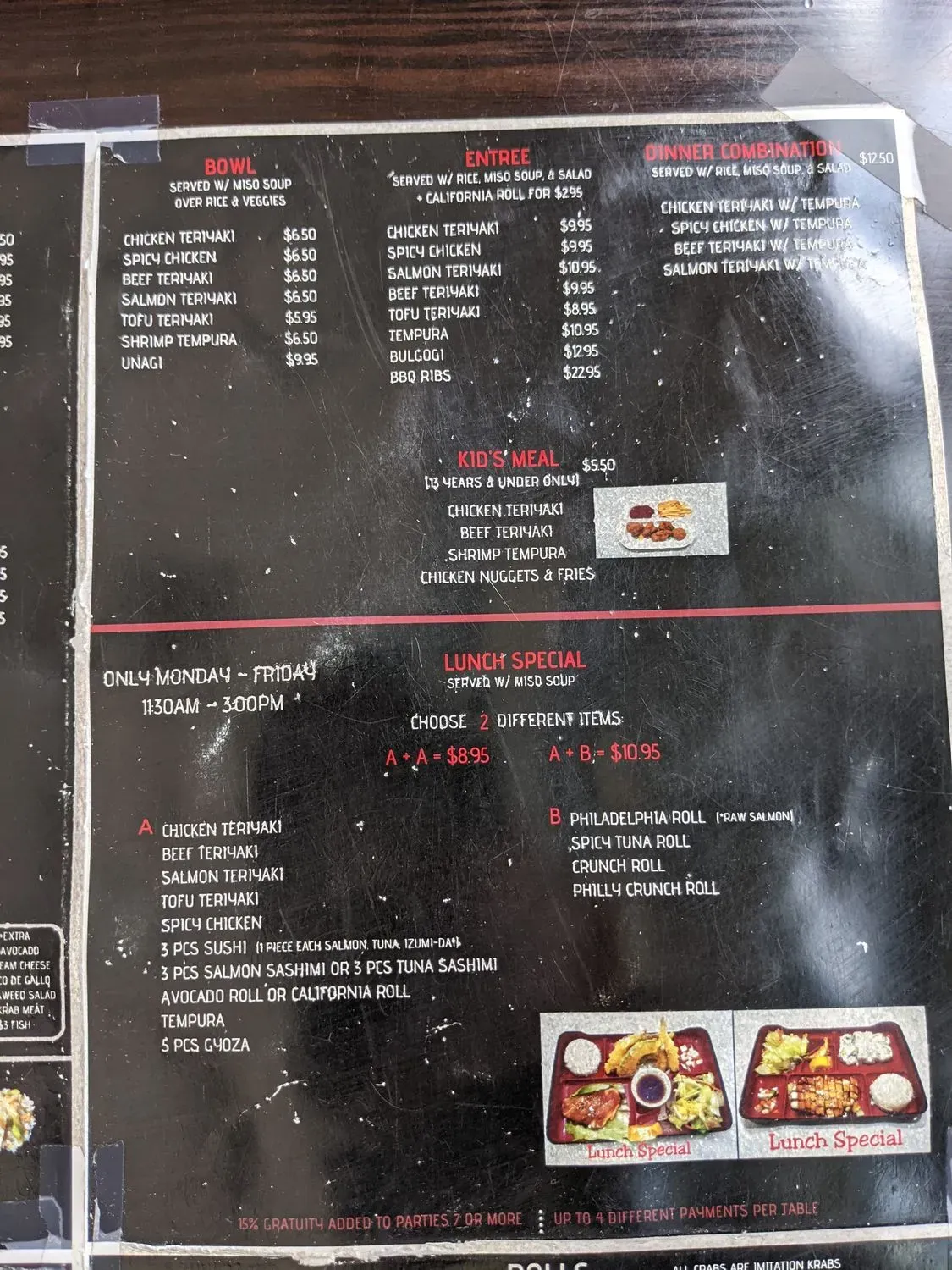 Menu 6