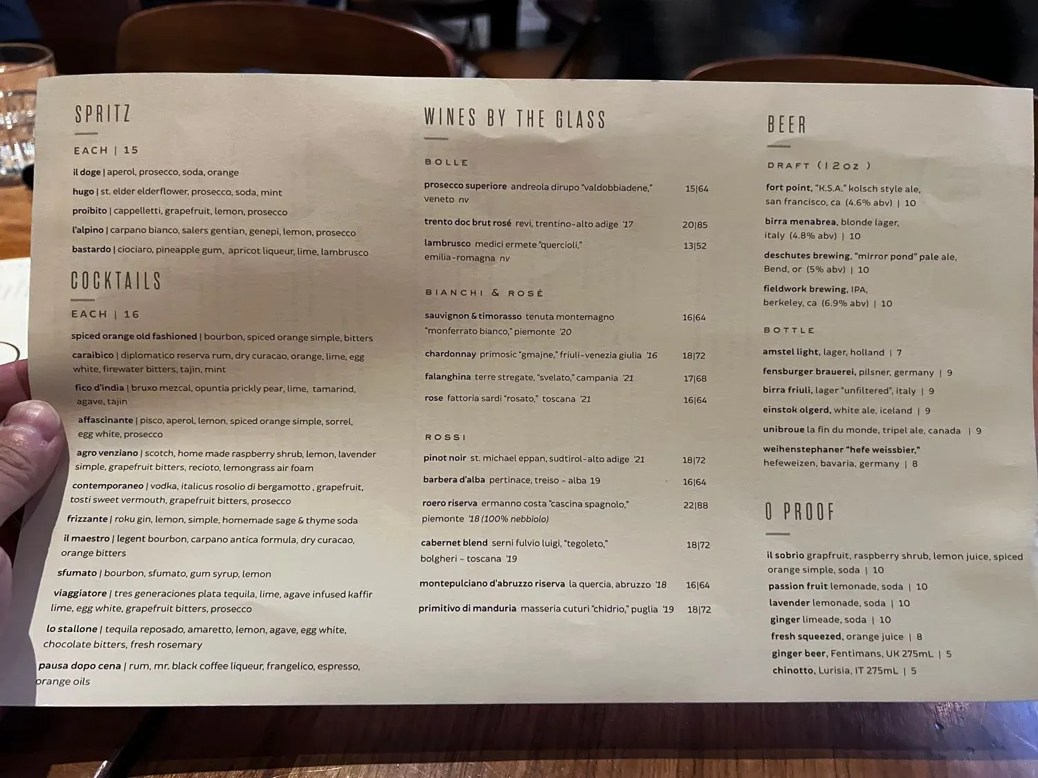 Menu 5