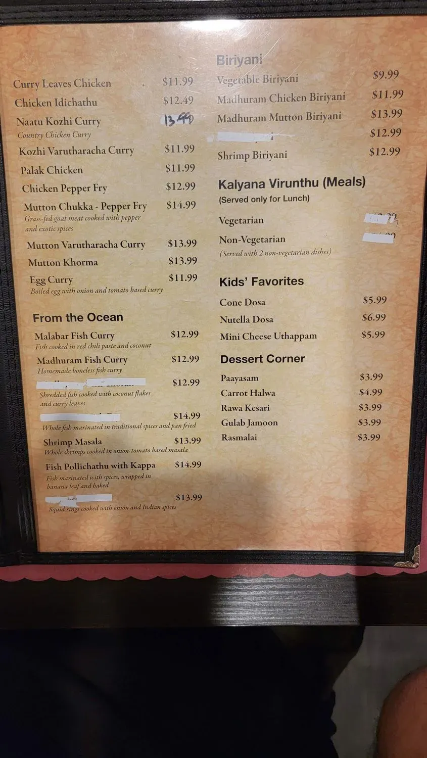 Menu 6