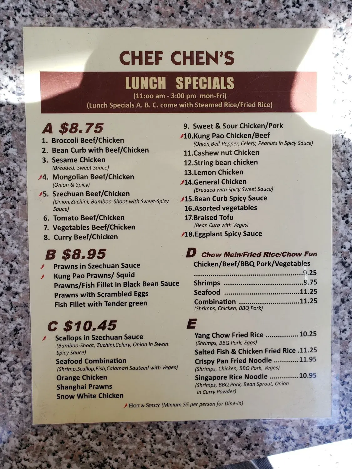 Menu 2